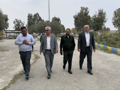 بازدید فرماندار شهرستان ترکمن از محل فرستنده رادیویی ۱۲ فروردین