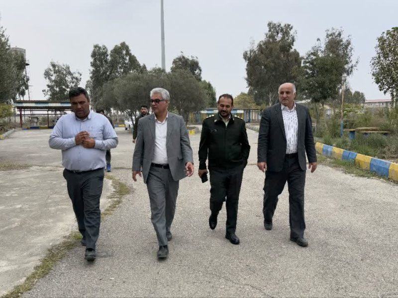 بازدید فرماندار شهرستان ترکمن از محل فرستنده رادیویی ۱۲ فروردین