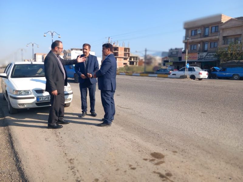 بازدید میدانی بازرسی کل گلستان از پروژه های شهرداری مینودشت