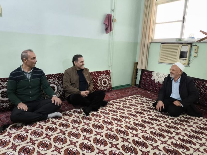 دیدار اعضای شورای فرهنگی شرکت آب و فاضلاب استان گلستان با همکار بازنشسته گمیشان