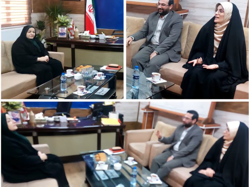 دیدار رئیس حوزه هنری استان با  فرماندار شهرستان کردکوی