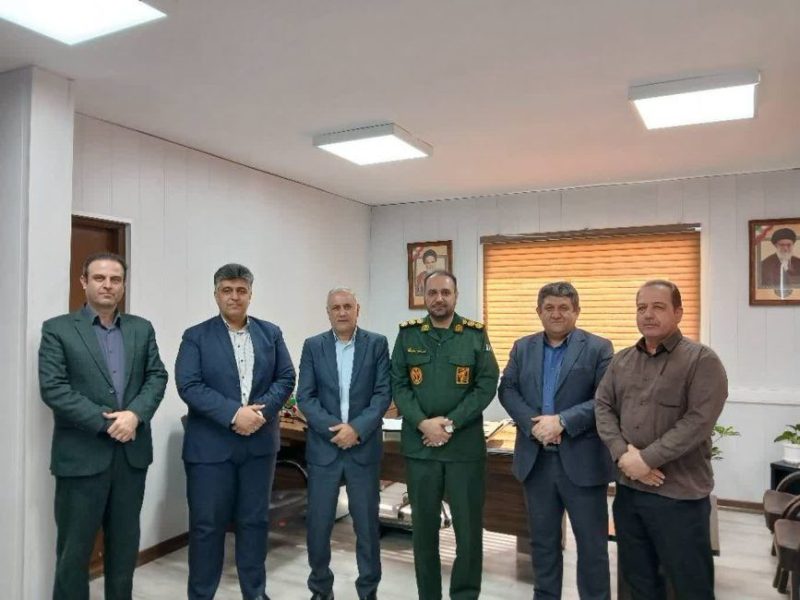 دیدار مدیر کل ورزش و جوانان استان گلستان با فرمانده سپاه شهرستان گرگان