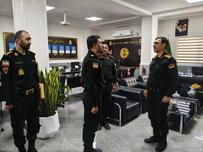تقدیرفرمانده انتظامی گرگان از افسران گشت کلانتری ۱۳‌شهید‌رجایی