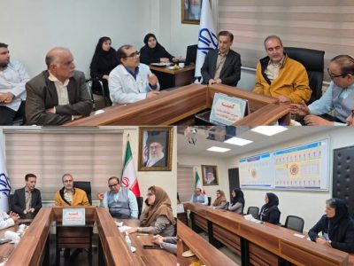 برگزاری کمیته مدیریت اطلاعات سلامت در مرکز آموزشی درمانی ۵آذر