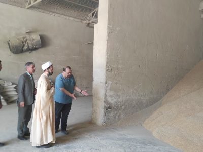 بازدید رئیس حوزه قضایی مراوه‌تپه از مراکز خرید گندم ؛ نظارت بر خرید و نگهداری گندم