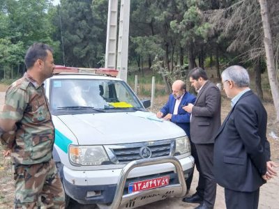 بازدید  مقام قضایی از عرصه ملی  شده  تخلف در حوزه استحفاظی منابع طبیعی شهرستان بندرگز
