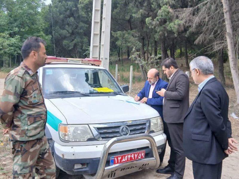 بازدید  مقام قضایی از عرصه ملی  شده  تخلف در حوزه استحفاظی منابع طبیعی شهرستان بندرگز