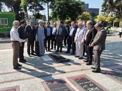تجدید میثاق مدیران و کارکنان جهاد کشاورزی گلستان با آرمان‌های شهدا در نخستین روز هفته جهاد کشاورزی