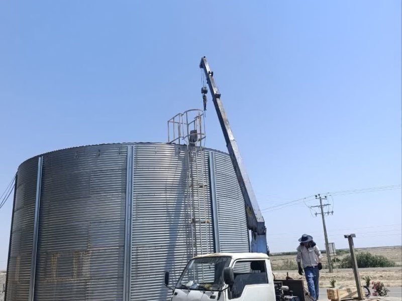 بازدید جمعی از مدیران ستادی ، از تأسیسات آبرسانی اینچهبرون در راستای بررسی پایداری آب شرب شهر