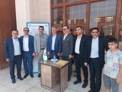 میز ارتباطات مردمی شرکت خدمات حمایتی کشاورزی استان گلستان در مسیر خدمت و مقاومت برپا شد