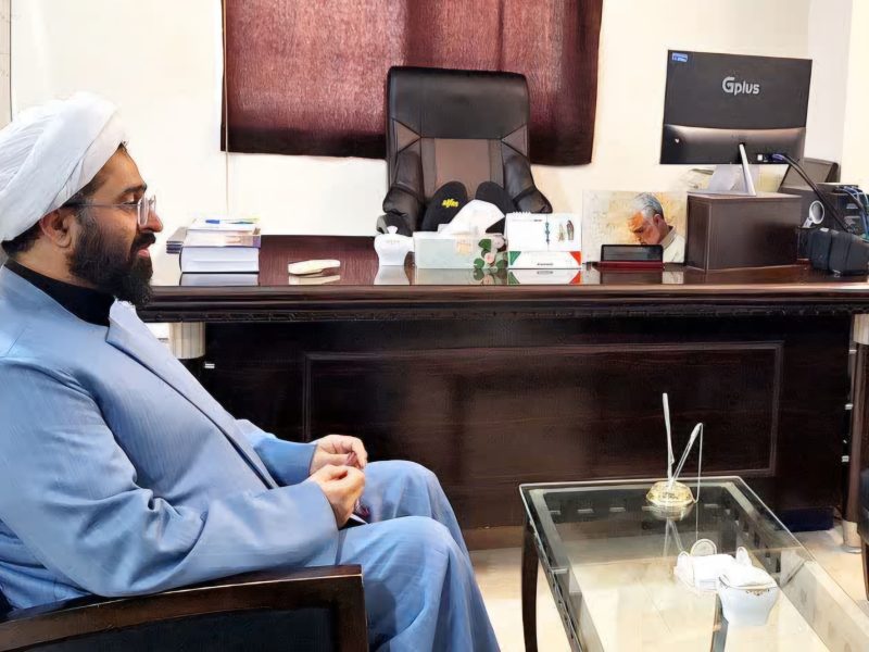 نشست مدیر مرکز اسلامی گلستان با دبیر ستاد امر به معروف و نهی از منکر استان برگزار شد