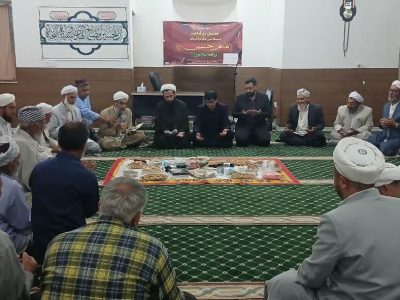 برگزاری مراسم معنوی عاشورای حسینی در روستای قره‌گل شرقی