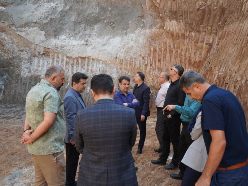 بازدید میدانی مسئولان از سازه‌های گودبرداری پرخطر در گرگان؛ تأکید بر تسریع اقدامات ایمنی