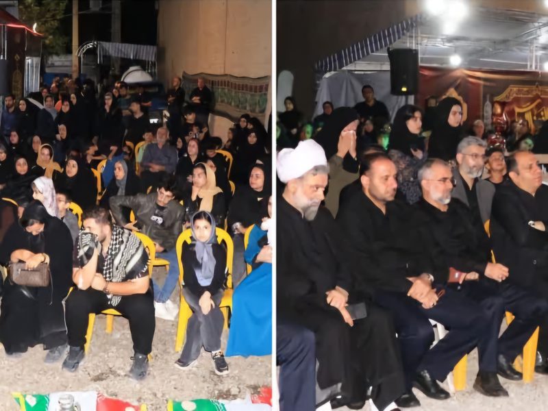 شام غریبان حسینی در چایخانه حضرتی مصباحالهدی شهرداری گرگان برگزار شد