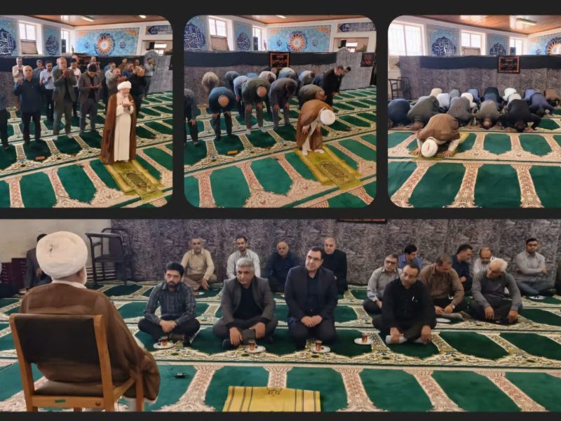 یاد و خاطره رهبر شهید؛ مراسم بزرگداشت در شرکت آب منطقهای گلستان
