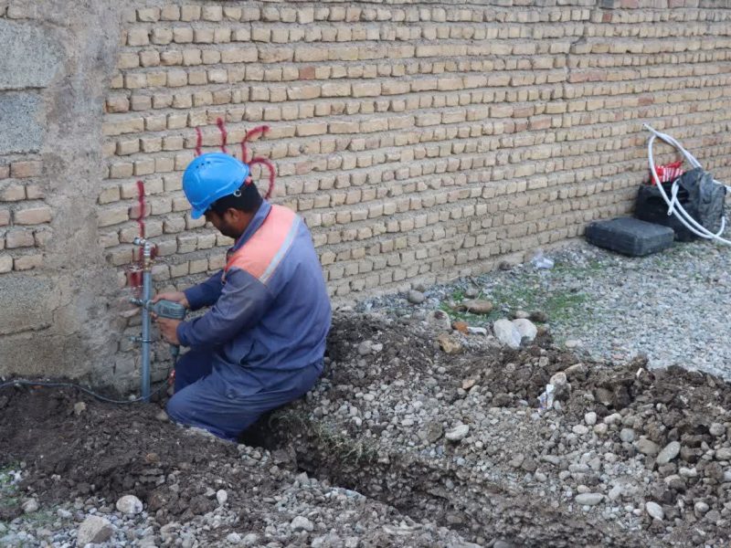 بهره مندی 110 خانوار روستای گوک تپه شهرستان آق قلا از آب پایدار در سایه جهاد آبرسانی