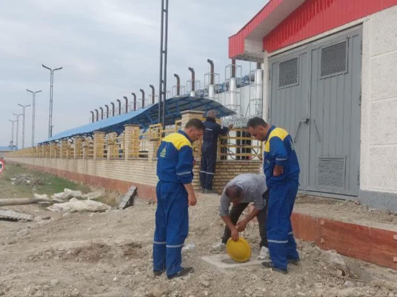 برگزاری مانور عملیاتی مدیریت ناترازی گاز در کردکوی همراه با بازدید فرماندار شهرستان