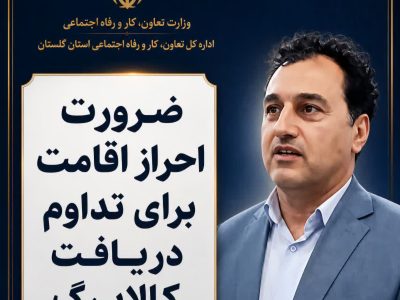 تأکید مدیرکل تعاون، کار و رفاه اجتماعی گلستان بر ضرورت احراز اقامت برای تداوم دریافت کالابرگ