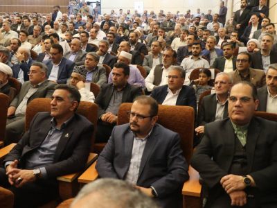 حضور مهندس ابوالفضل نرسی مدیر عامل شرکت گاز استان  در مراسم تکریم و معارفه رئیس کل دادگستری استان