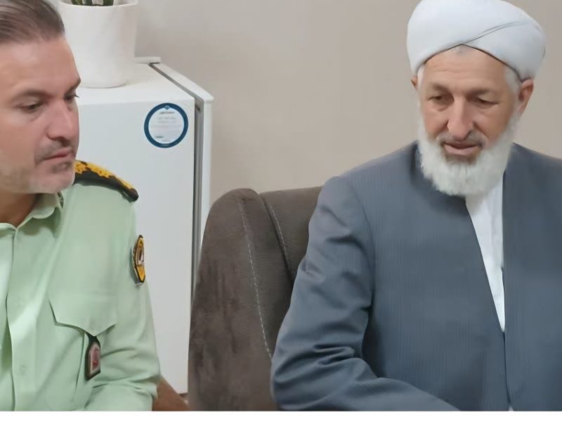 تقدیر امام جمعه اهل تسنن آق قلا از مجاهدت های مجموعه انتظامی شهرستان