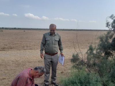 بازدید میدانی از عرصه‌های ملی اراضی ساحلی شهرستان بندرگز در راستای اجرای قرار کارشناسی