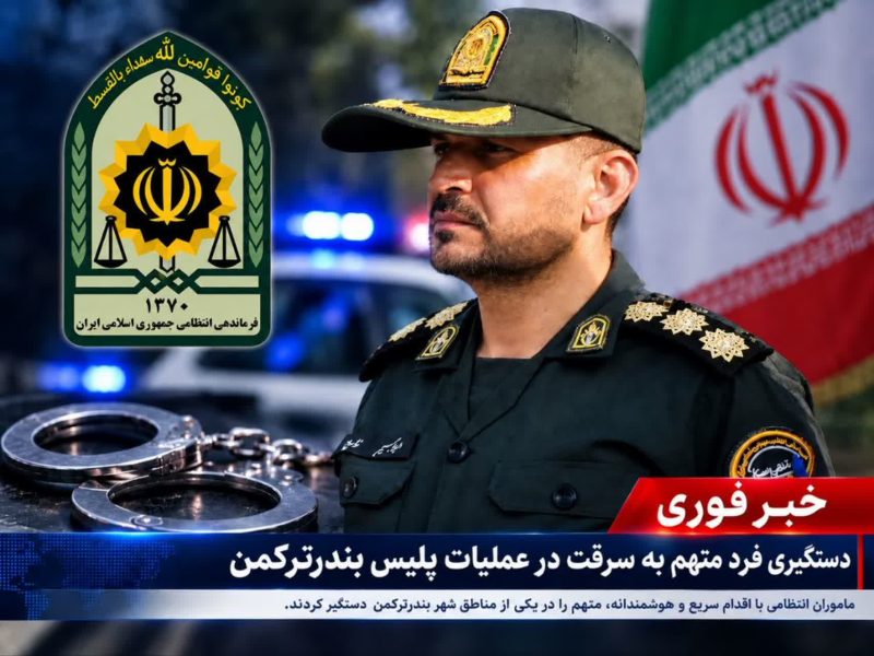 سارق موبایل در بندرترکمن دستگیر شد