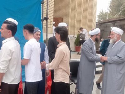 حضور مسئول شعبه گنبدکاووس در آیین فارغ‌التحصیلی حافظان کلام وحی